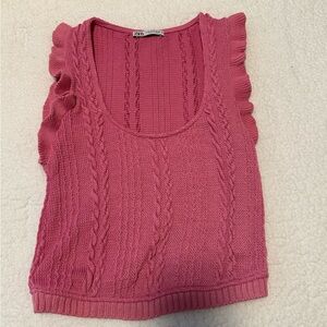 Pink Knitted Sara Top